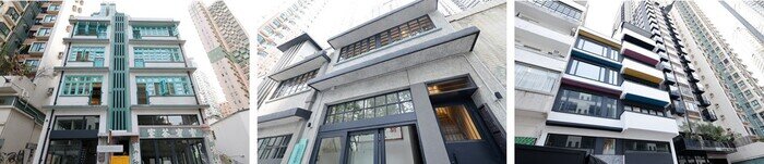 团队为旧建筑物进行外墙美化时，采用黑白、单色和彩色的主题设计，象徵印刷业在不同时代的演变。